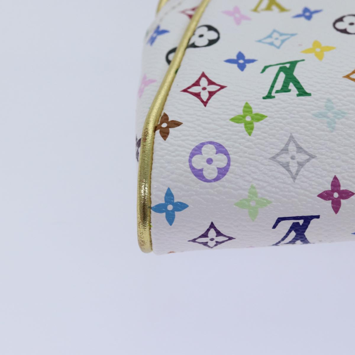 Louis Vuitton Kate Clutch, White, Canvas, clutch