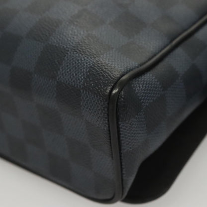 Louis Vuitton District, Grey, Canvas, shoulder