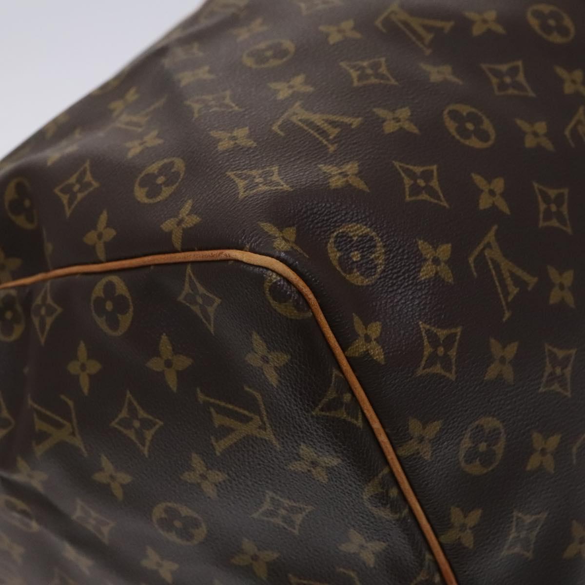 Louis Vuitton Keepall 60, Brown, Canvas, travel