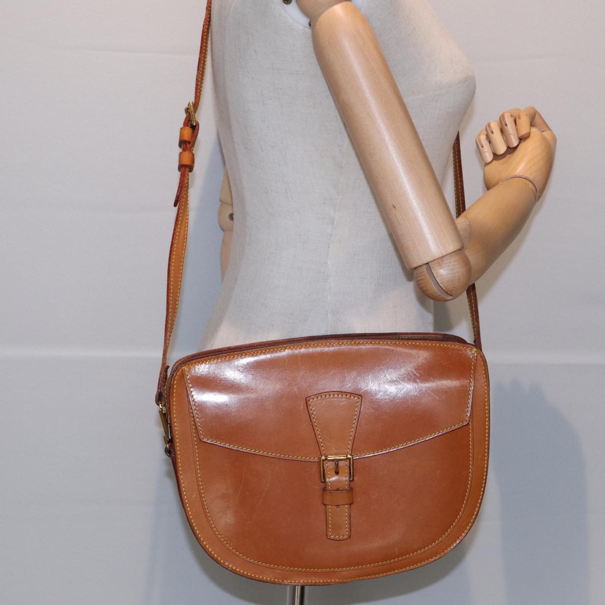 Louis Vuitton Jeune fille, Brown, Leather, shoulder