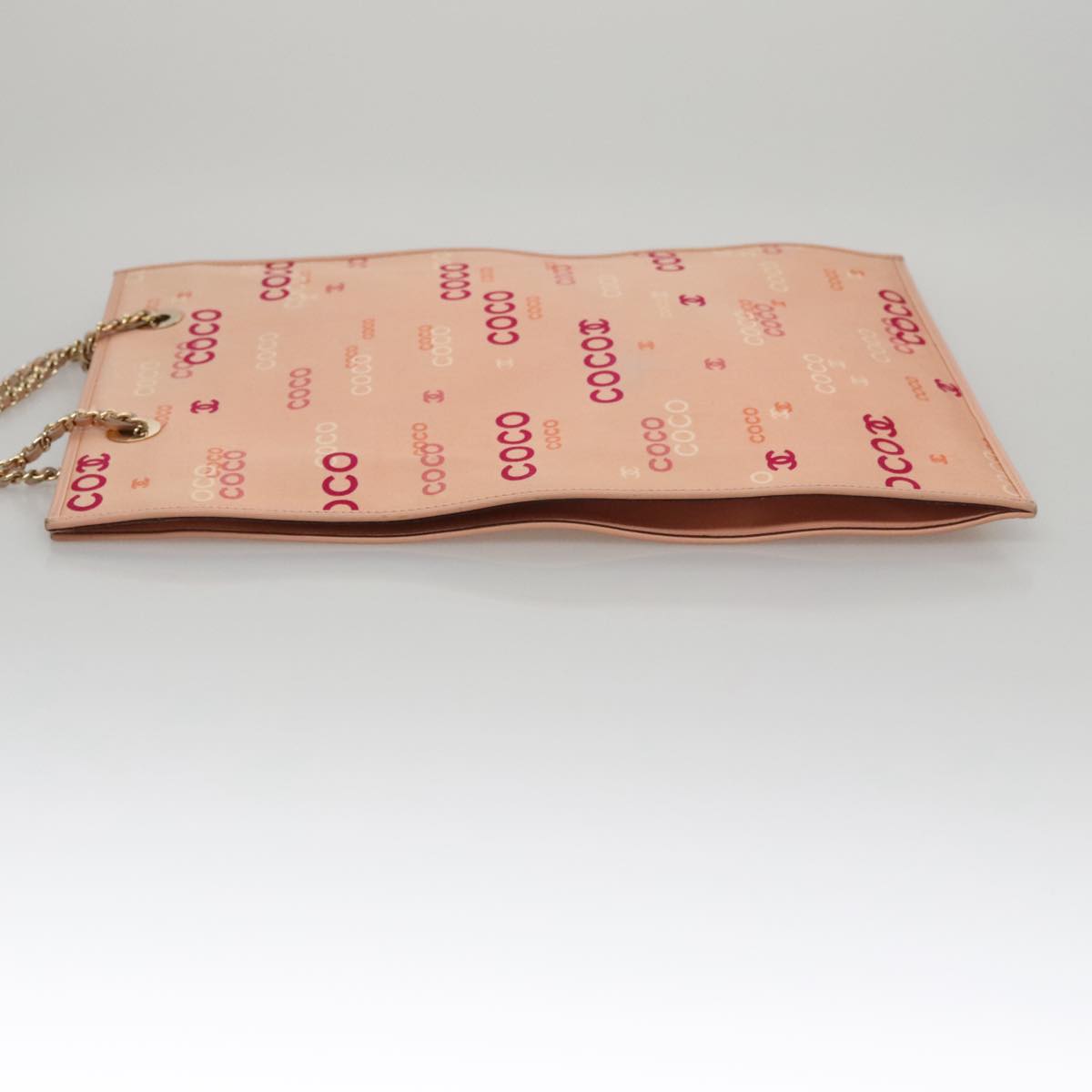 Chanel Coco Mark, Pink, Canvas, tote