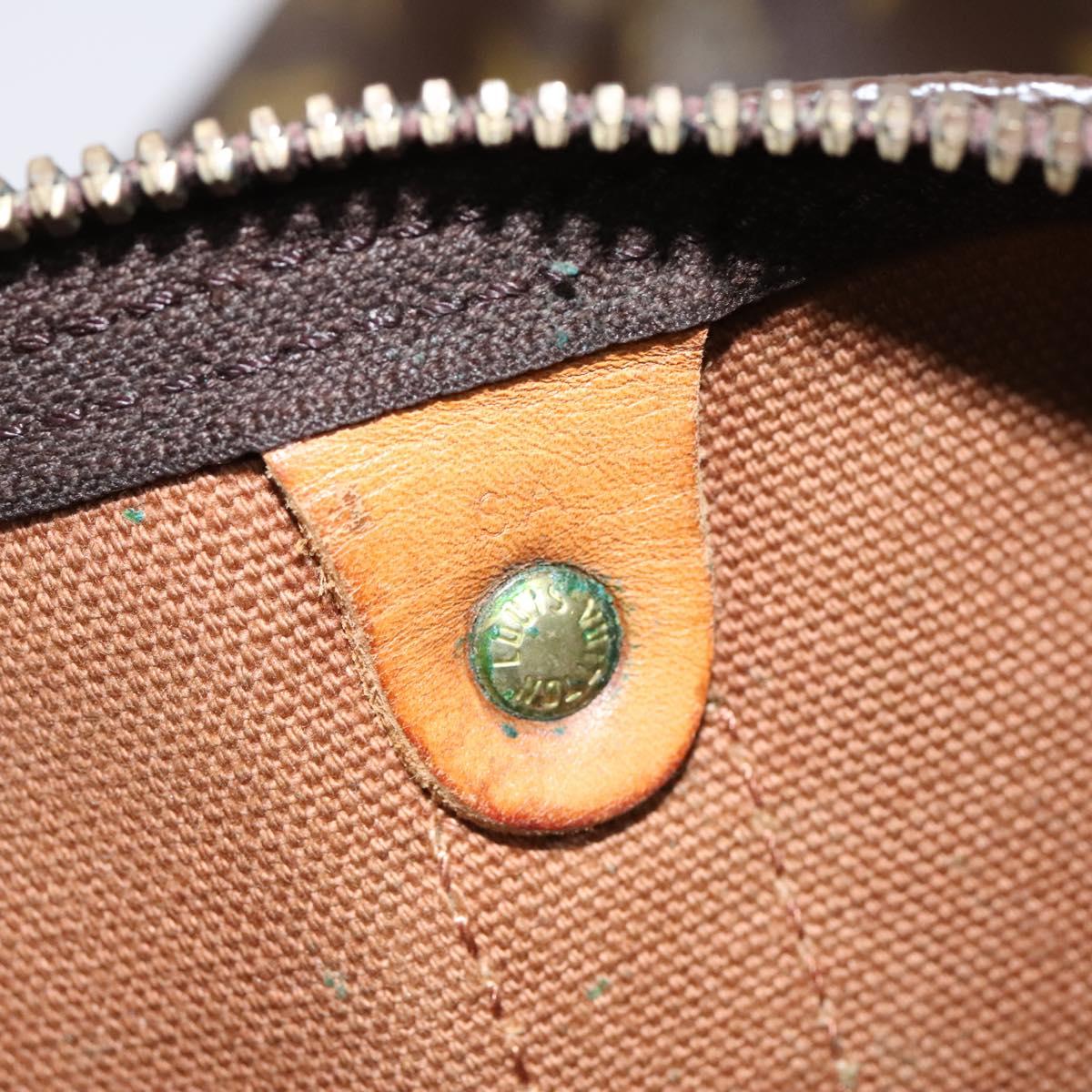Louis Vuitton Keepall 60, Brown, Canvas, travel