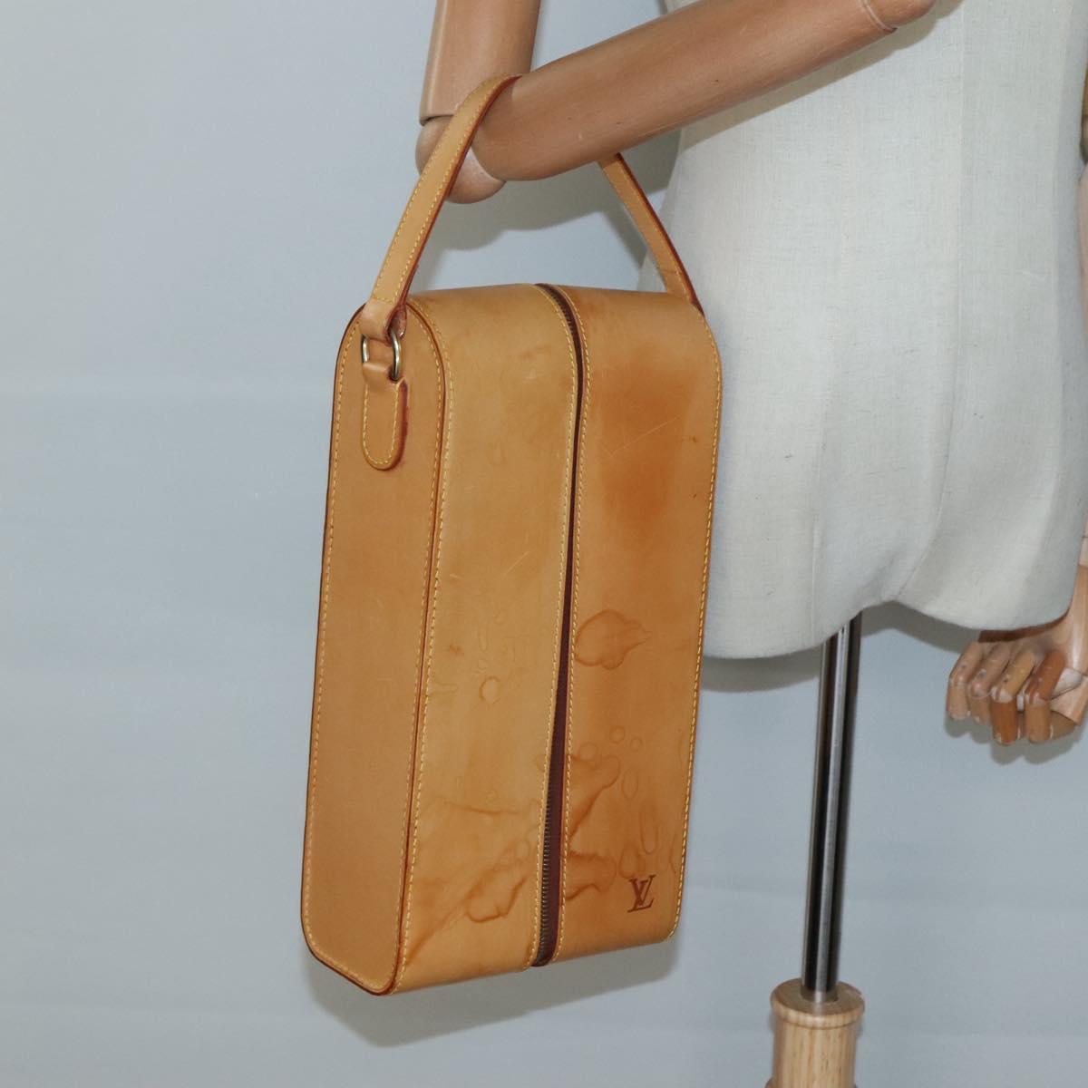Louis Vuitton, Beige, Leather, shoulder