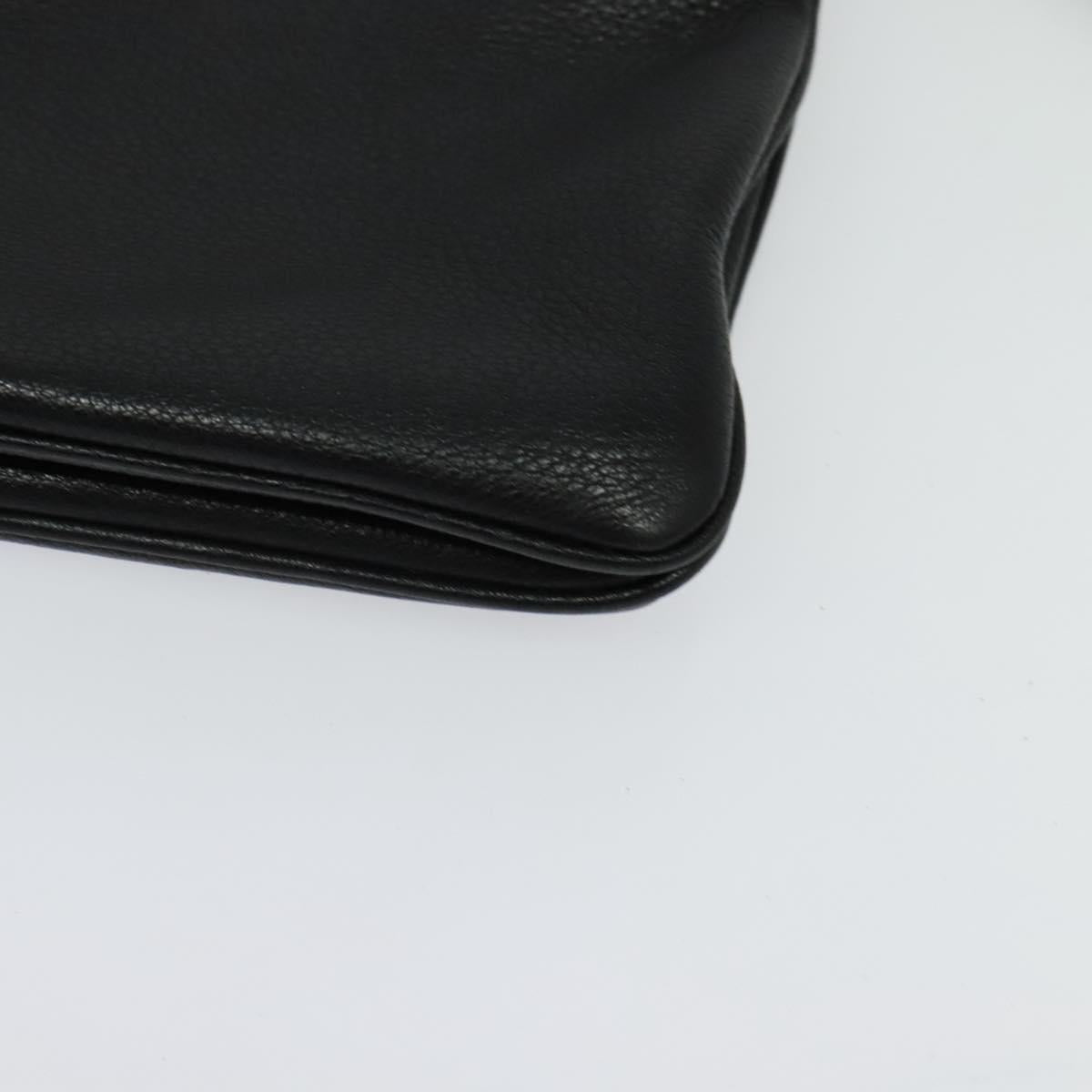 Prada Double, Black, Leather, shoulder
