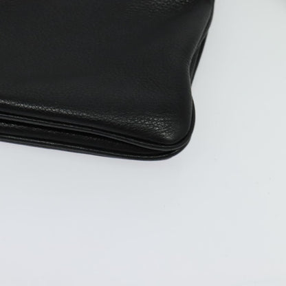 Prada Double, Black, Leather, shoulder