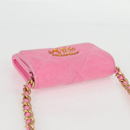 Chanel Trendy CC, Pink, Canvas, shoulder