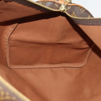 Louis Vuitton Keepall Bandoulière 55, Brown, Canvas, travel