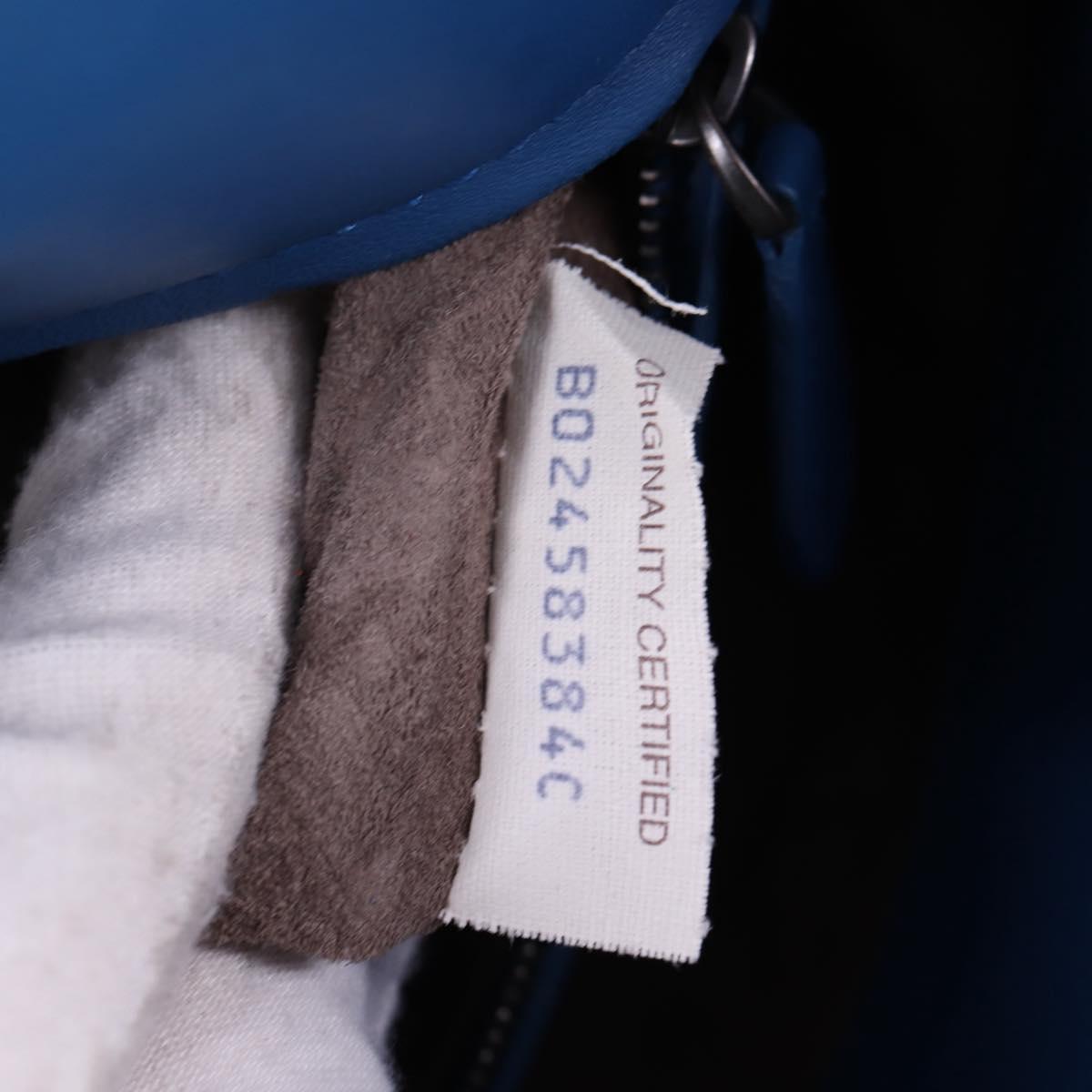 Bottega Veneta Intrecciato, Blue, Leather, handbag