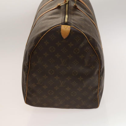 Louis Vuitton Keepall 60, Brown, Canvas, travel