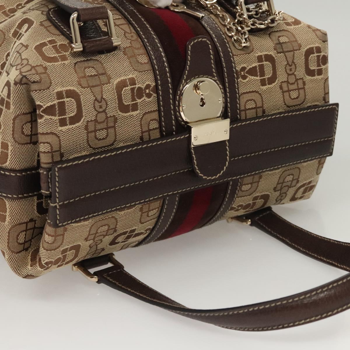 Gucci Sherry, Brown, Canvas, handbag