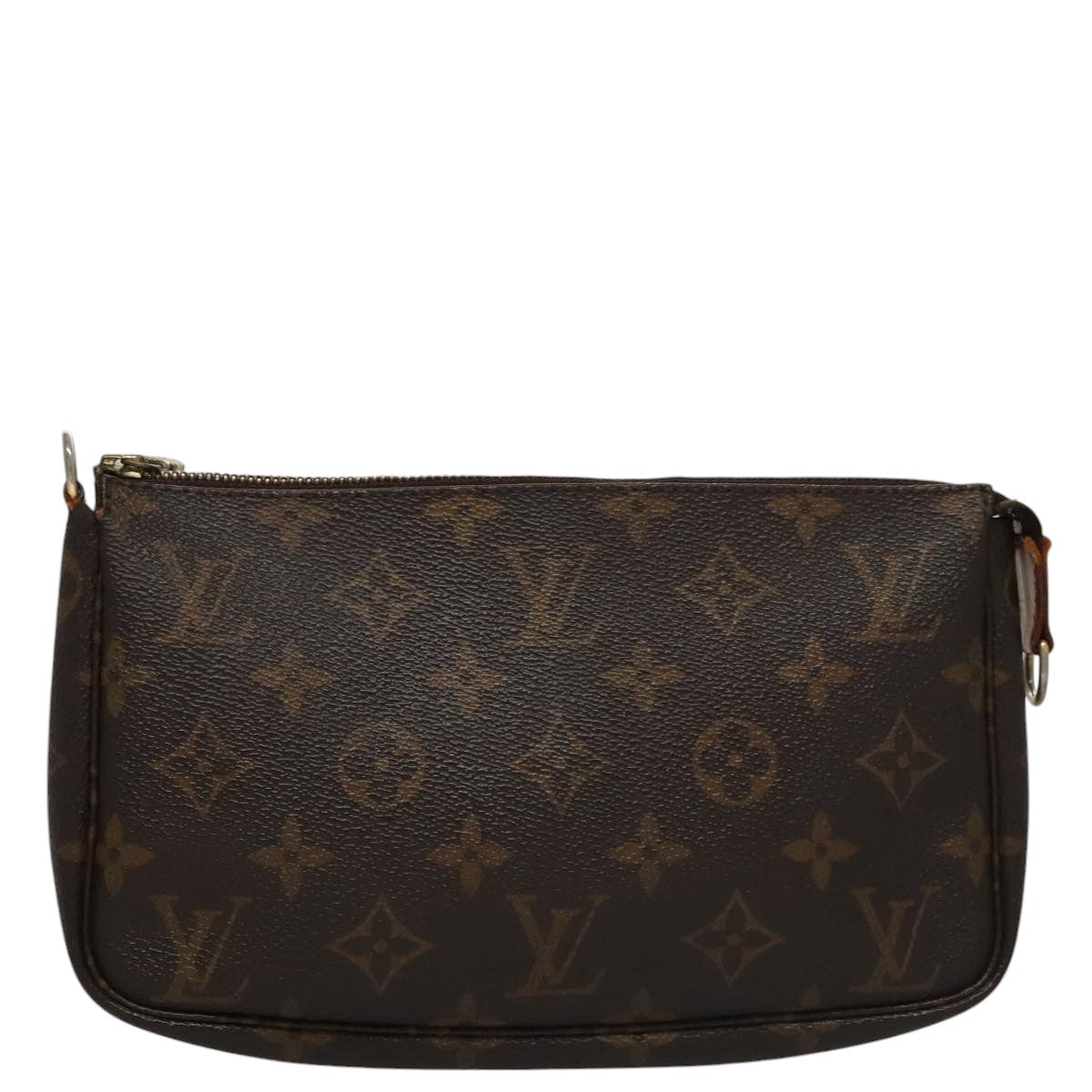 Louis Vuitton Pochette Accessoire, Brown, Canvas, clutch