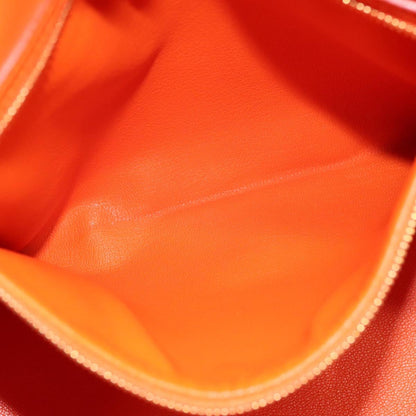 Louis Vuitton Lockit, Orange, Leather, handbag