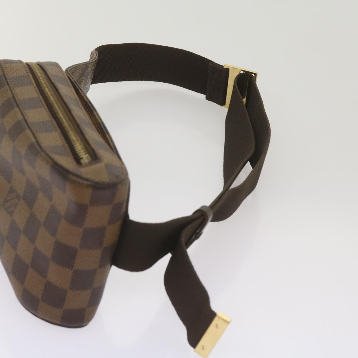 Louis Vuitton Geronimos, Brown, Canvas, shoulder