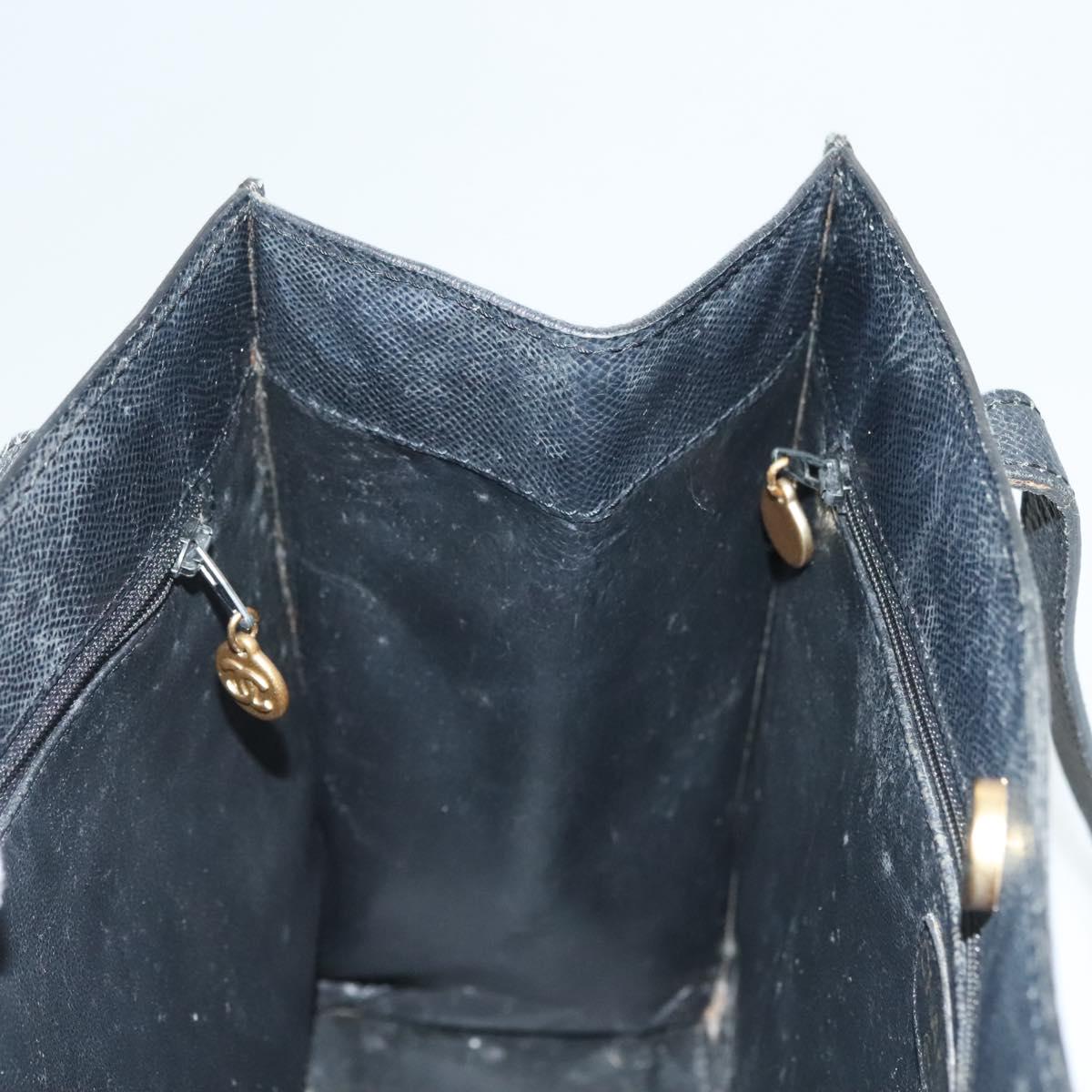 Chanel, Black, Leather, tote