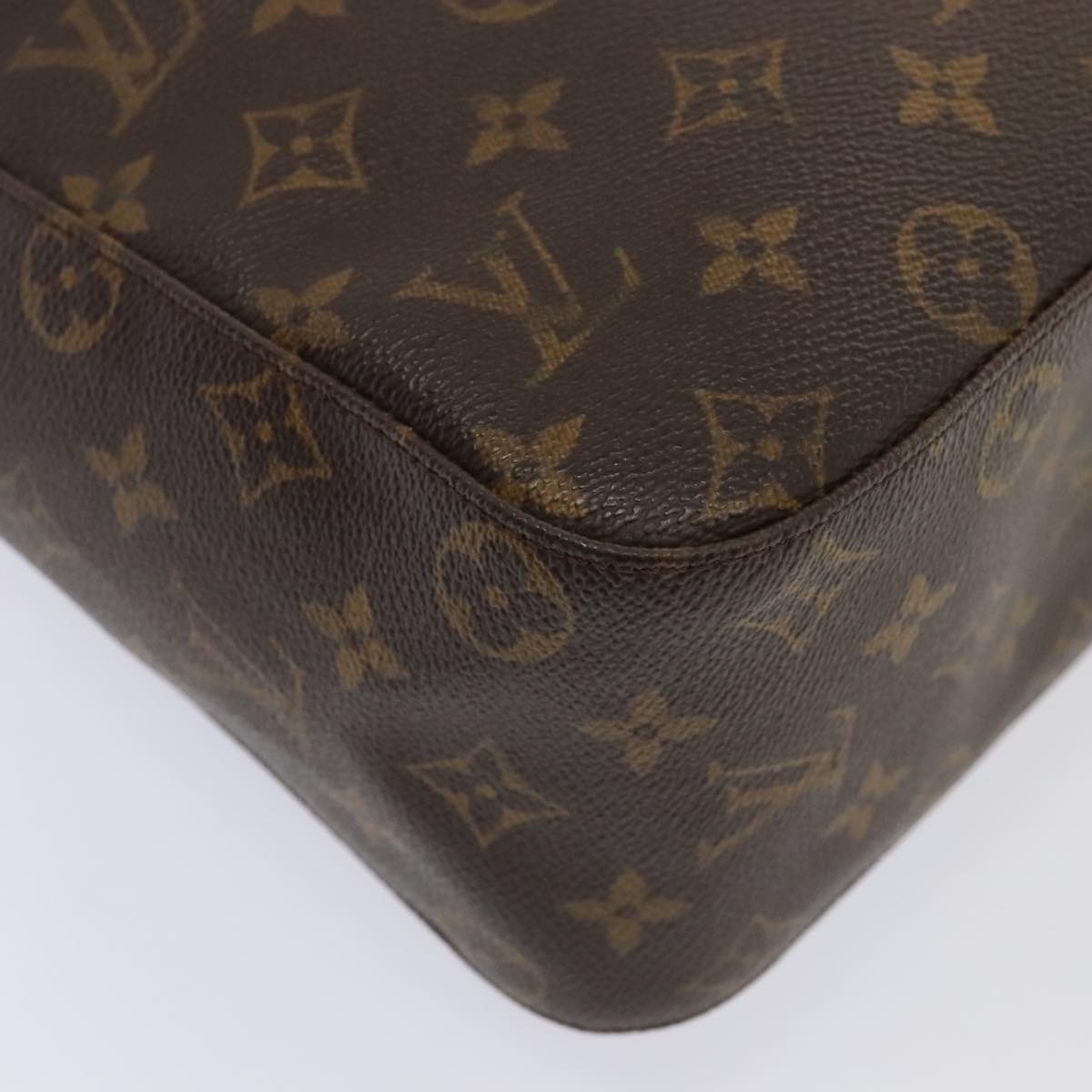 Louis Vuitton Looping GM, Brown, Canvas, shoulder