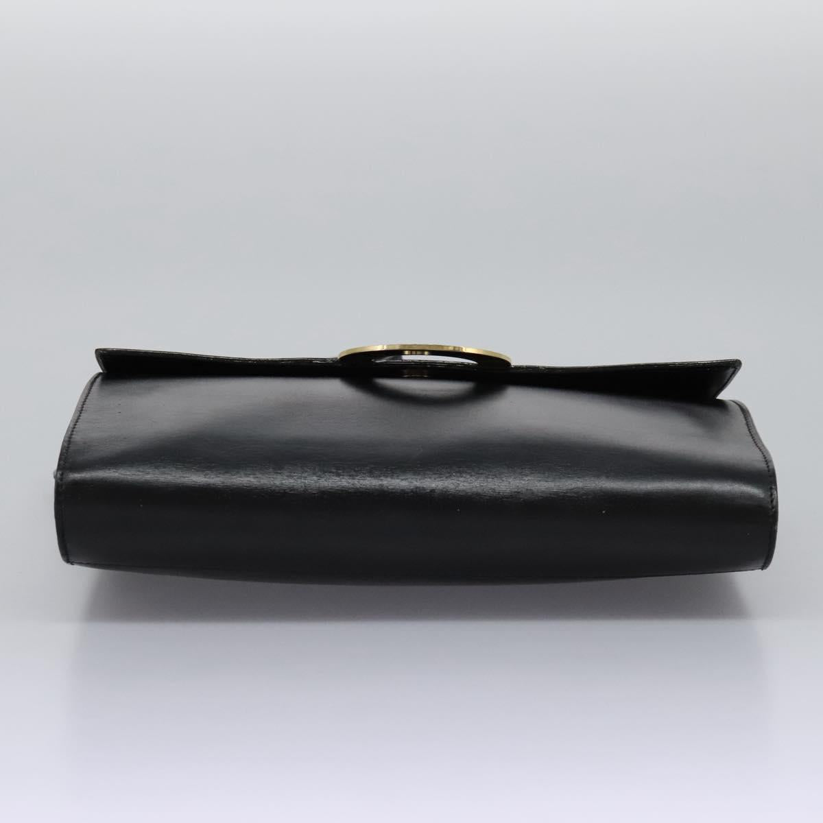 Céline Logo du cercle, Black, Leather, shoulder