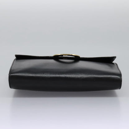 Céline Logo du cercle, Black, Leather, shoulder