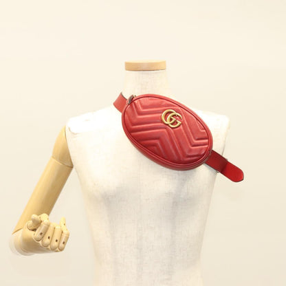 Gucci GG Marmont, Red, Leather, shoulder
