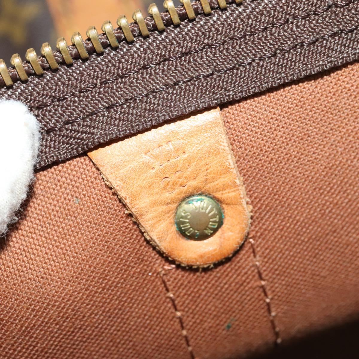 Louis Vuitton Keepall Bandoulière 60, Brown, Canvas, travel