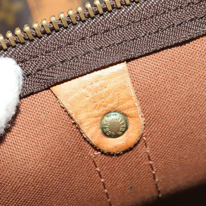 Louis Vuitton Keepall Bandoulière 60, Brown, Canvas, travel