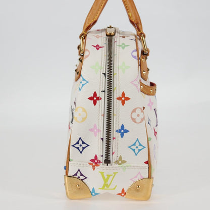 Louis Vuitton Trouville, White, Canvas, handbag