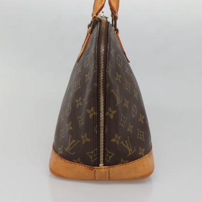 Louis Vuitton Alma, Brown, Canvas, handbag