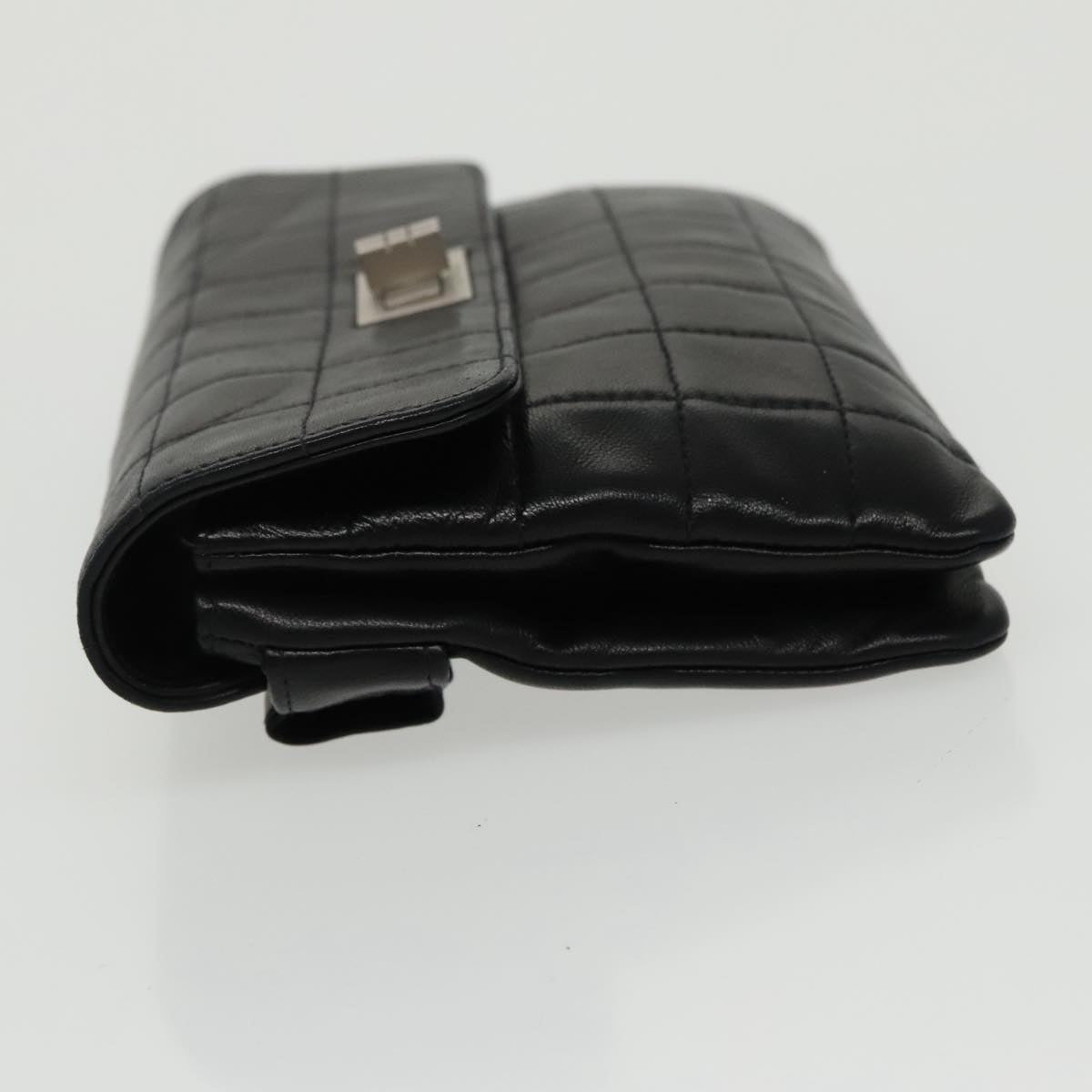 "Chanel 2,55", Black, Leather, clutch