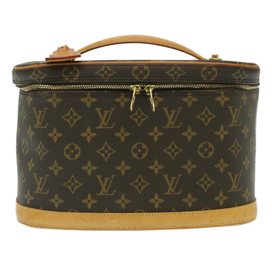 Louis Vuitton Vanity, Brown, Canvas, shoulder