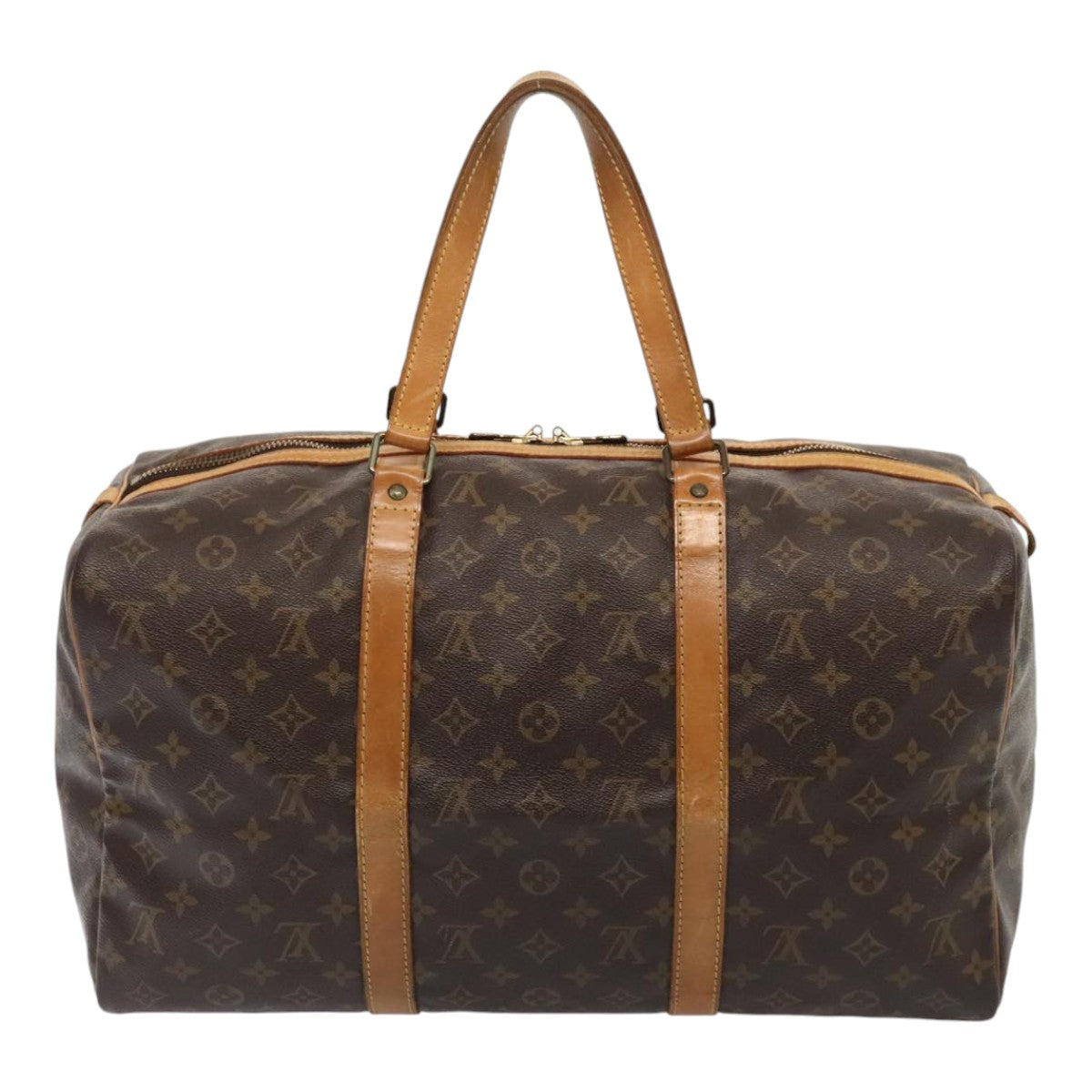 Louis Vuitton Sac Souple, Brown, Canvas, travel