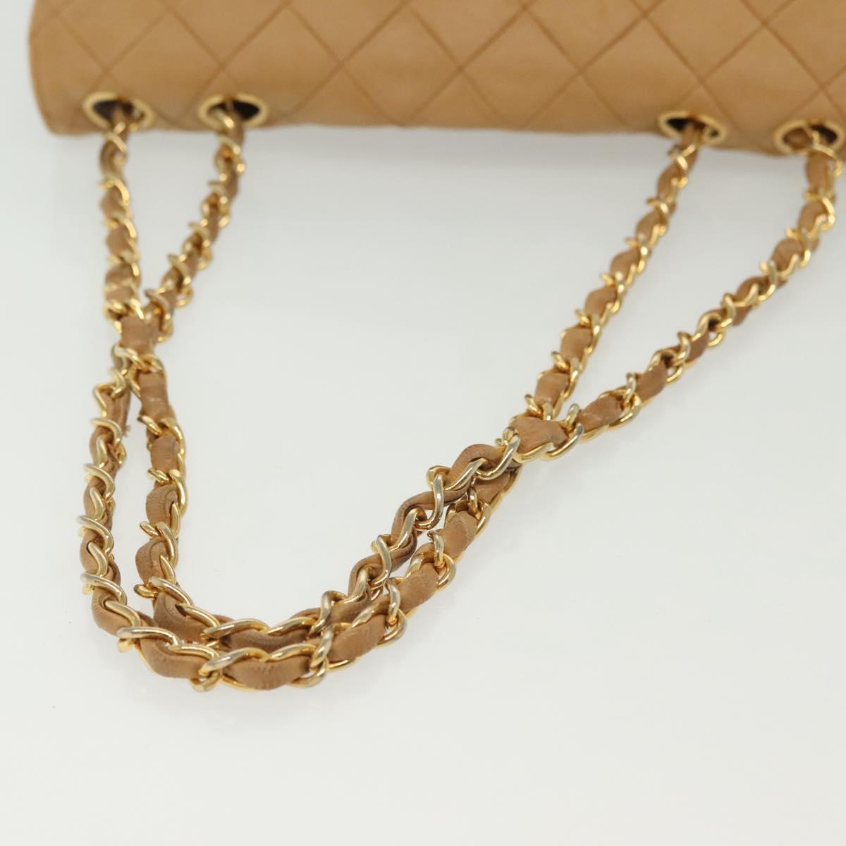 Chanel Matelassé, Brown, Leather, shoulder