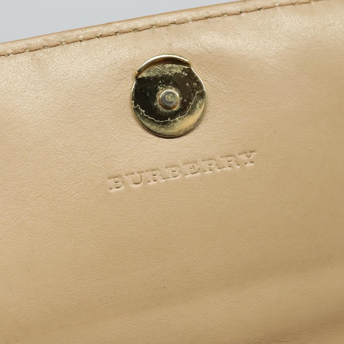 Burberry Haymarket, Beige, Canvas, wallet