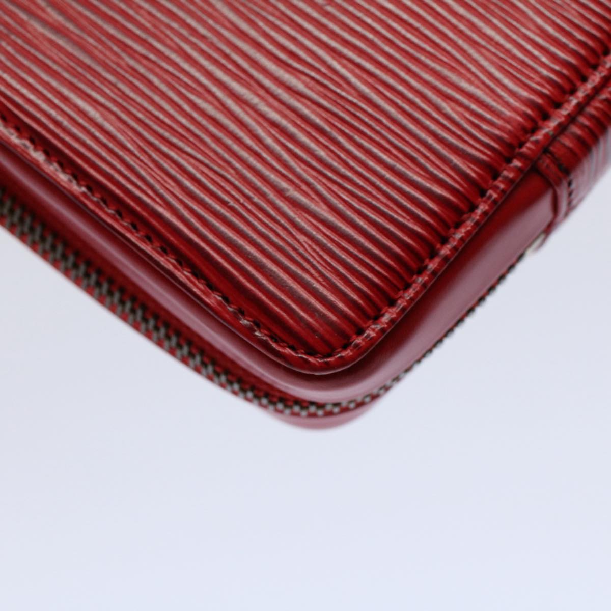 Louis Vuitton Agenda cover, Red, Leather, wallet