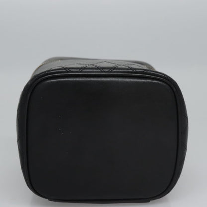 Chanel Vanity, Black, Leather, clutch