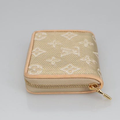 Louis Vuitton Zippy coin purse, Gold, Canvas, wallet