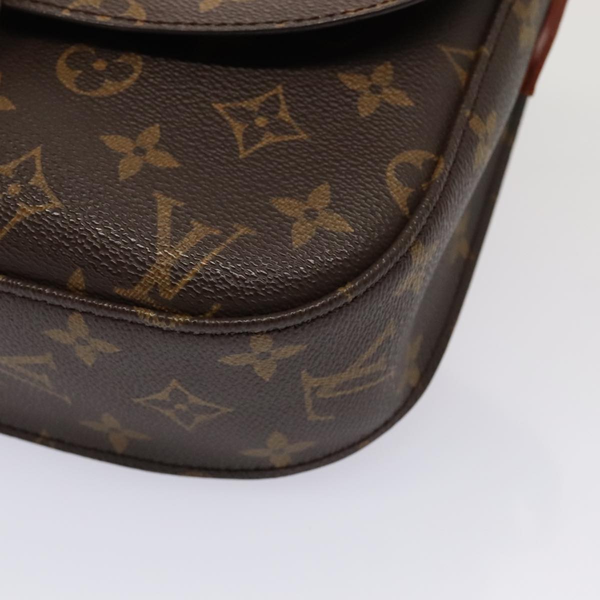 Louis Vuitton Saint Cloud, Brown, Canvas, shoulder