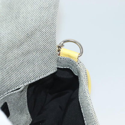 Chanel Camellia, Grey, Canvas, clutch