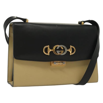 Gucci Horsebit, Beige, Leather, shoulder