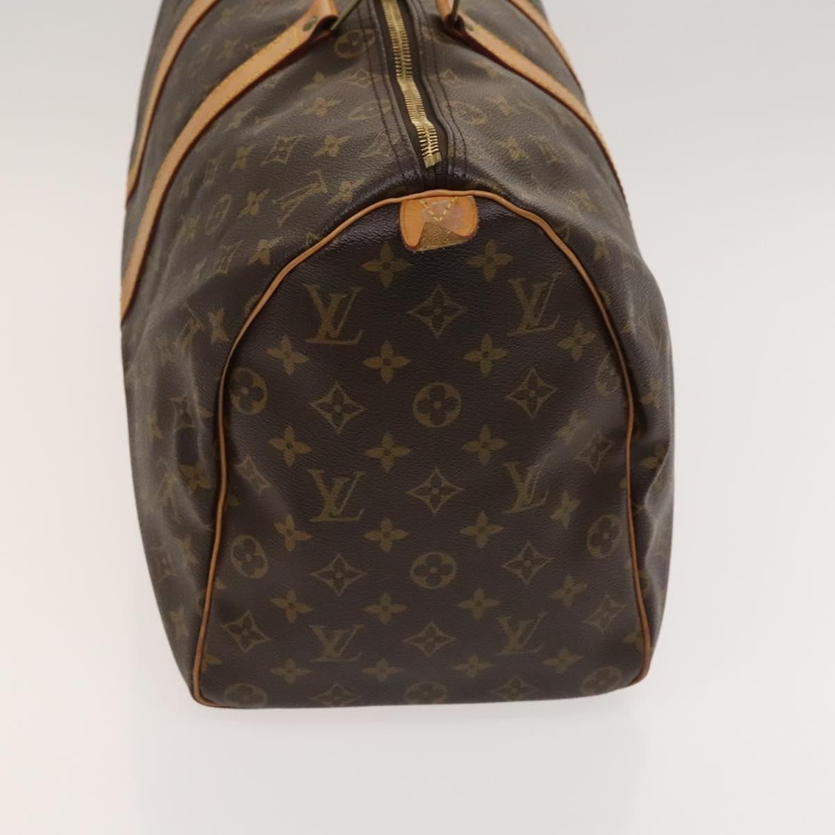 Louis Vuitton Keepall 45, Brown, Canvas, travel