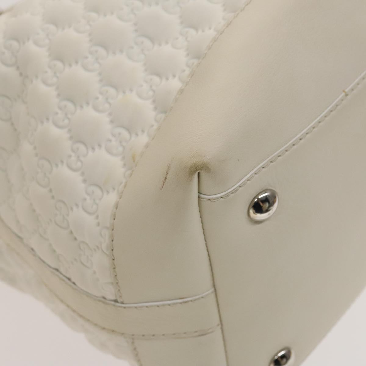 Gucci Horsebit, White, Leather, handbag