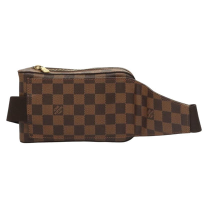 Louis Vuitton Geronimo, Brown, Canvas, shoulder