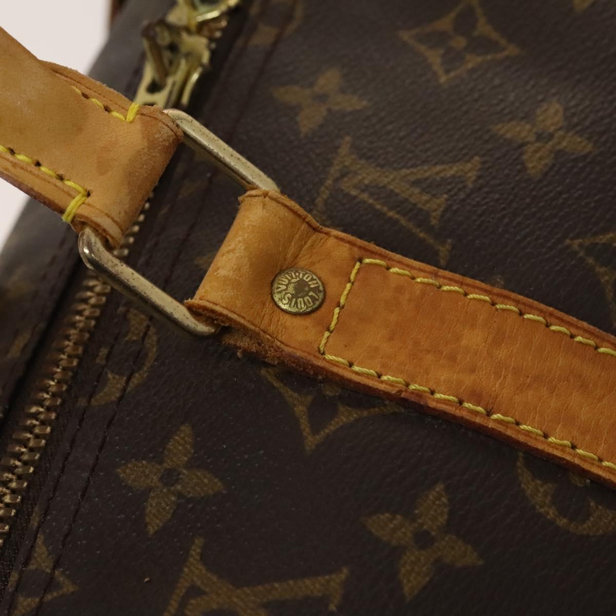 Louis Vuitton Keepall Bandouliere 50, Brown, Canvas, travel