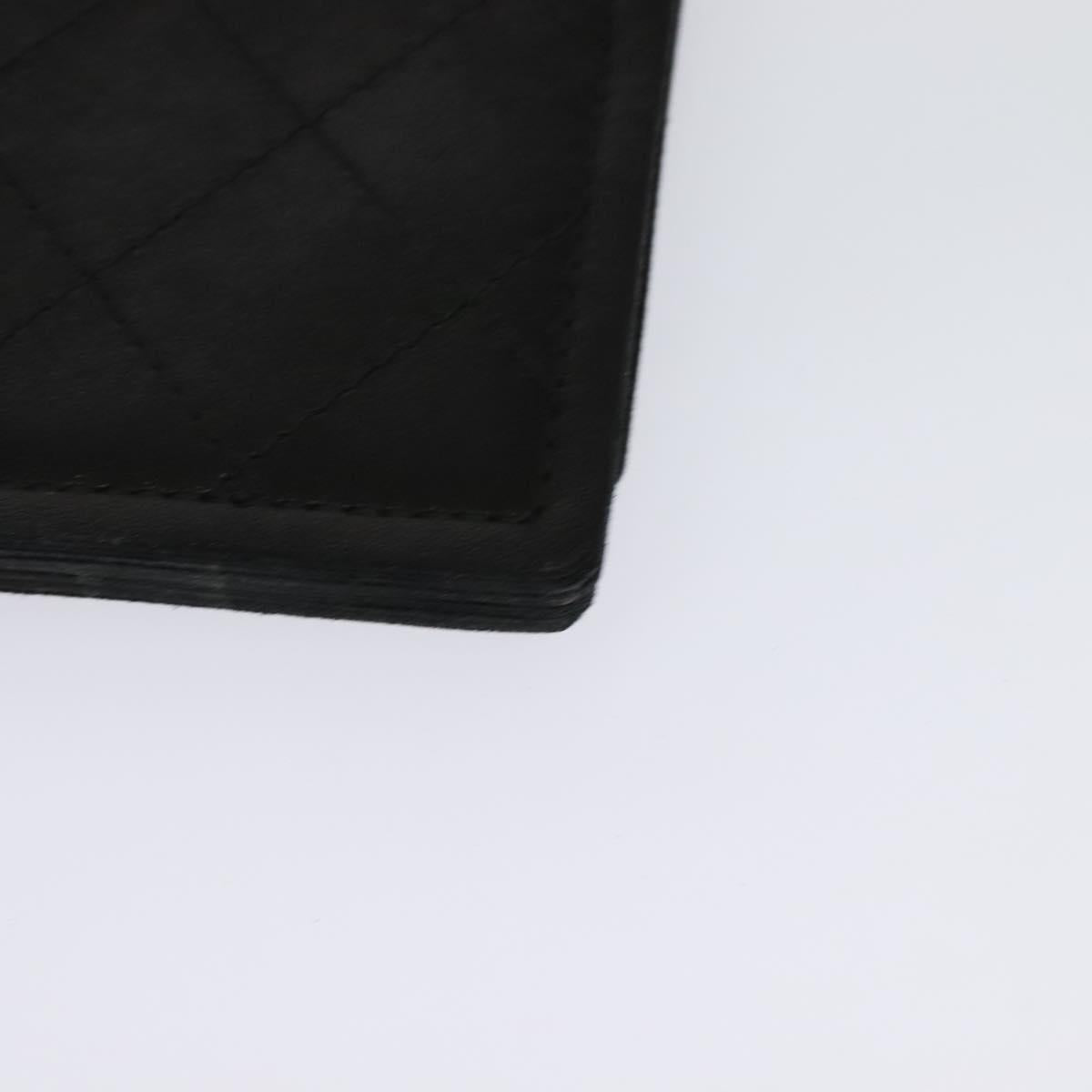 Chanel Wallet On Chain, Black, Leather, wallet