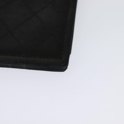 Chanel Wallet On Chain, Black, Leather, wallet