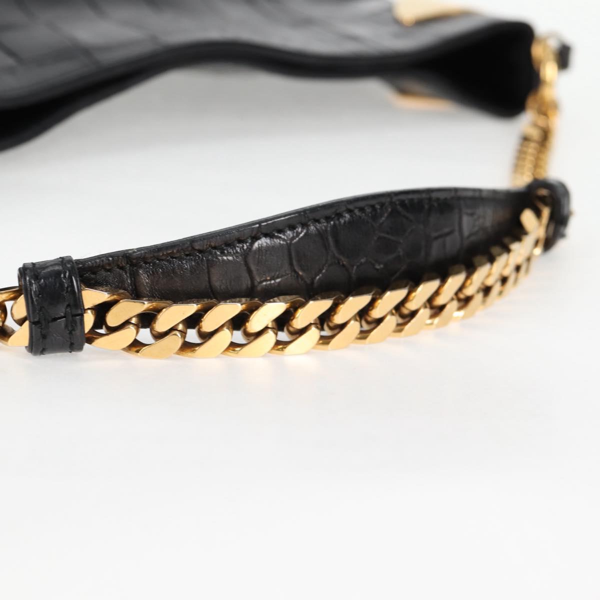 Gucci, Black, Leather, shoulder