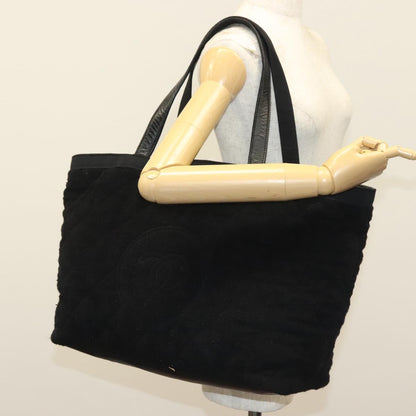 Chanel Logo CC, Black, Leather, tote