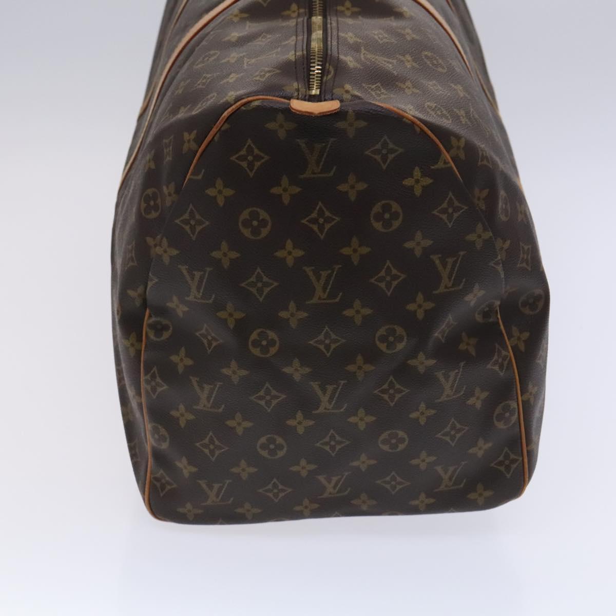 Louis Vuitton Keepall 60, Brown, Canvas, travel
