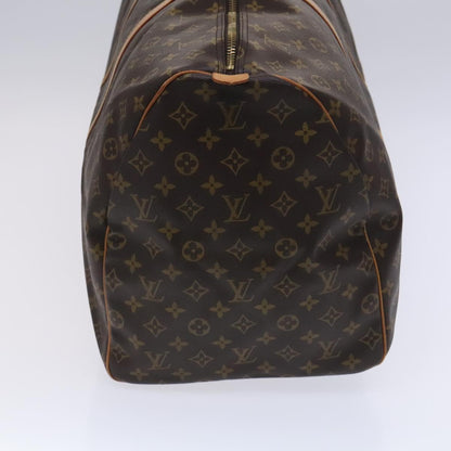 Louis Vuitton Keepall 60, Brown, Canvas, travel