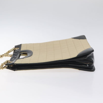 Chanel Chocolate bar, White, Leather, tote