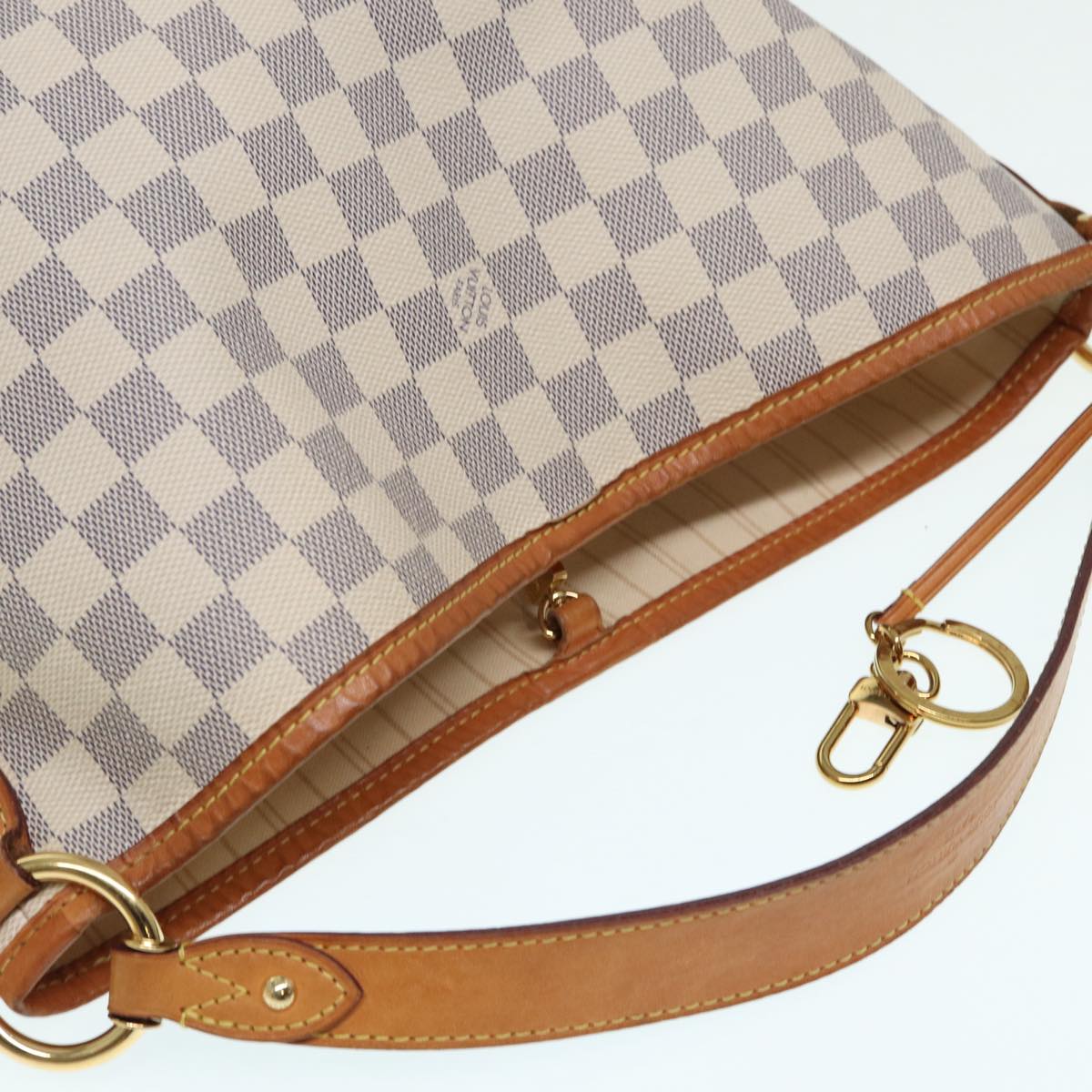 Louis Vuitton Delightful, Grey, Canvas, shoulder