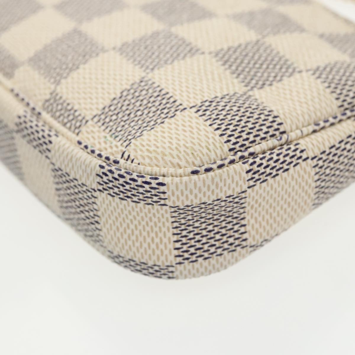 Louis Vuitton Pochette Accessoire, Grey, Canvas, handbag